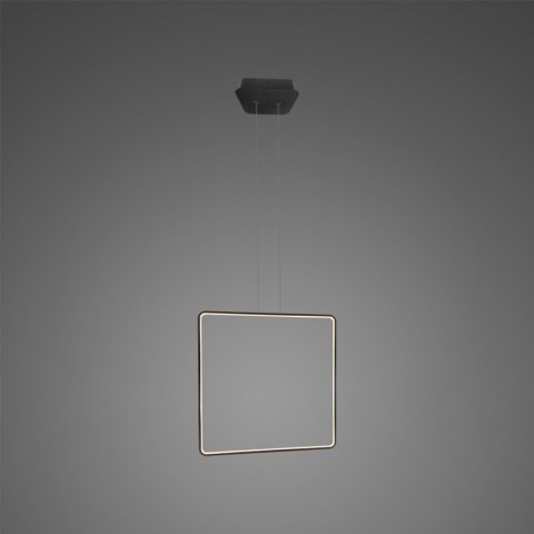 Lampa wisząca Ledowe Kwadraty No. 1 X Φ60 in 3k czarna ściemnialna Altavola Design ALTAVOLA DESIGN