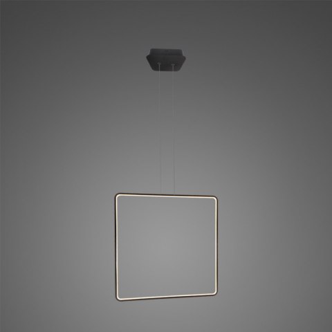 Lampa wisząca Ledowe Kwadraty No. 1 X Φ80 in 3k czarna ściemnialna Altavola Design ALTAVOLA DESIGN