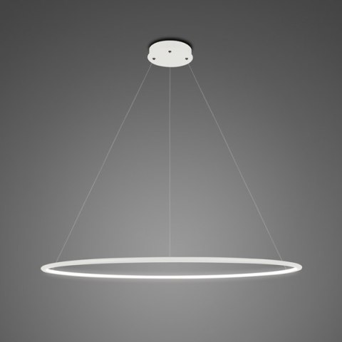 Lampa wisząca Ledowe Okręgi No.1 Φ100 cm in 3k biała ściemnialna Altavola Design ALTAVOLA DESIGN
