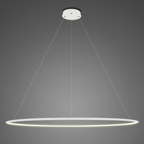 Lampa wisząca Ledowe Okręgi No.1 Φ150 cm in 4k biała ściemnialna Altavola Design ALTAVOLA DESIGN