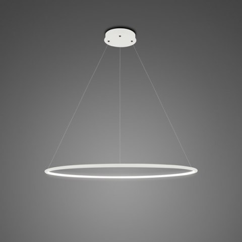 Lampa wisząca Ledowe Okręgi No.1 Φ60 cm in 3k biała ściemnialna Altavola Design ALTAVOLA DESIGN