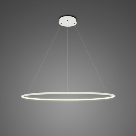 Lampa wisząca Ledowe Okręgi No.1 Φ80 cm in 3k biała ściemnialna Altavola Design ALTAVOLA DESIGN