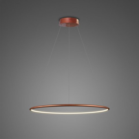 Lampa wisząca Ledowe okręgi No.1 40 cm in 3k miedziana