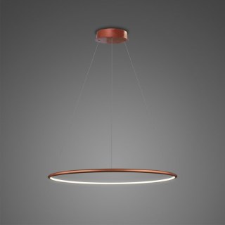 Lampa wisząca Ledowe okręgi No.1 40 cm in 4k miedziana