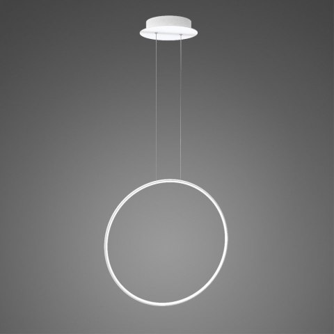 Lampa wisząca Ledowe okręgi No.1 X Φ60 cm biała in 4k ściemnialne Altavola Design ALTAVOLA DESIGN