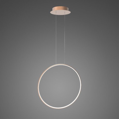 Lampa wisząca Ledowe okręgi No.1 X 60cm in 3k miedziana