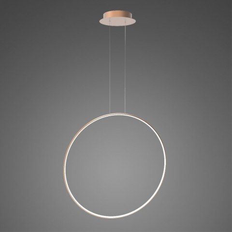 Lampa wisząca Ledowe okręgi No.1 X 80 cm in 3k miedziana