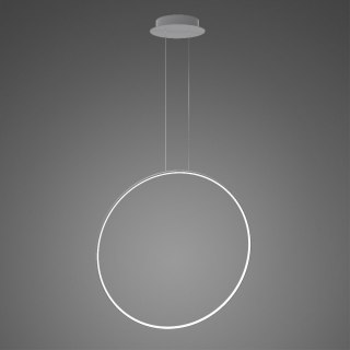 Lampa wisząca Ledowe okręgi No.1 X 80 cm in 3k srebrna