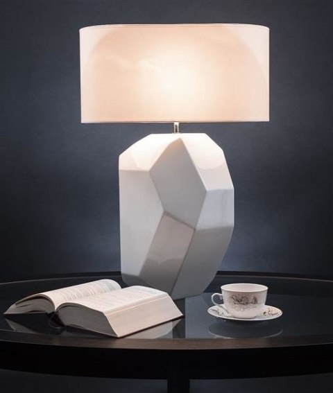 Lampa stojąca White Glossy Valditaro