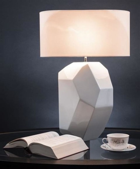 Lampa stojąca White Glossy Valditaro