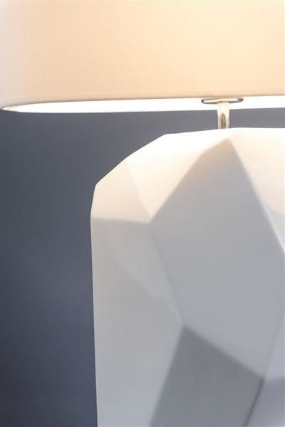 Lampa stojąca White Glossy Valditaro