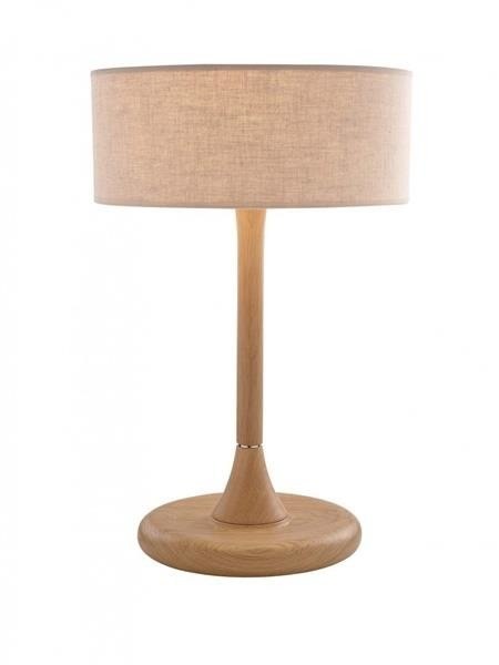 Lampa stojąca drewniana Natural Valditaro