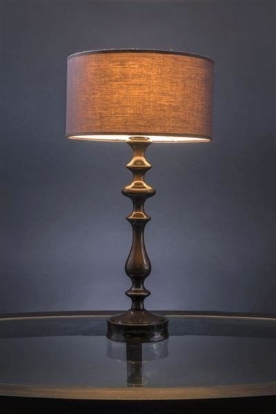 Lampa stojąca z abażurem Copper Valditaro