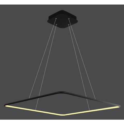 Lampa wisząca Ledowe Kwadraty No.1 40 in 3k czarna ściemnialna Altavola Design ALTAVOLA DESIGN