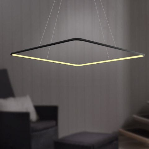 Lampa wisząca Ledowe Kwadraty No.1 40 in 4k czarna ściemnialna Altavola Design ALTAVOLA DESIGN