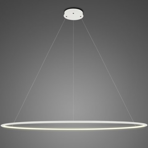 Lampa wisząca Ledowe Okręgi No.1 Φ180 cm in 3k biała ściemnialna Altavola Design ALTAVOLA DESIGN