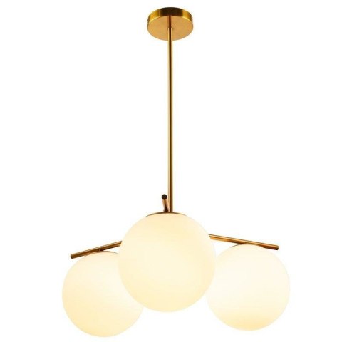 Lampa wisząca VENUS-3 mosiądz 60 cm Wyprzedaż