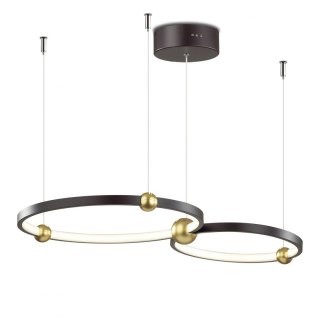 Ledowa lampa wisząca Aurora No.2 Φ 40 cm 3k czarna Altavola Design ALTAVOLA DESIGN