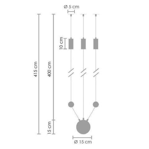 Lampa ścienna LINEA-3 WALL czarna Step into Design