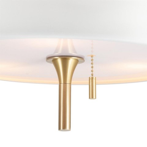 Lampa wisząca ARTDECO biało - złota 35 cm Step into Design