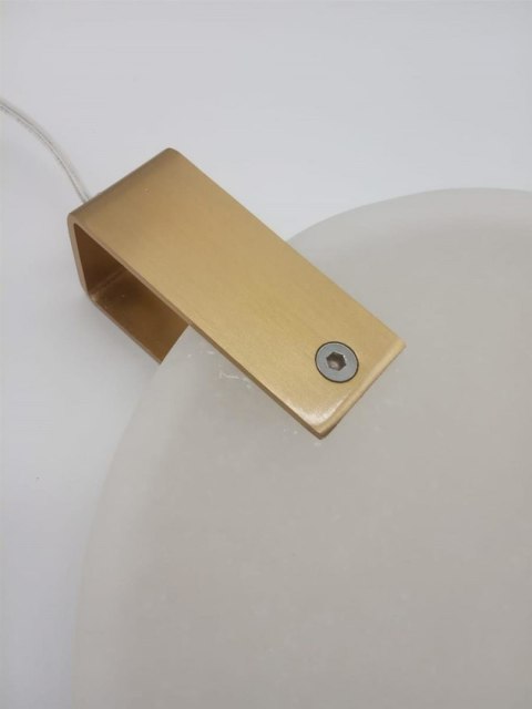 Lampa wisząca MARBLE LED marmurowo złota 30 cm Step into Design