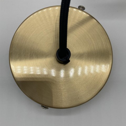 Lampa wisząca SOLARIS biało mosiężna 20 cm Step into Design