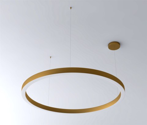 Lampa wisząca CIRCLE 100 LED mosiądz 100 cm Step into Design