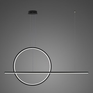 Lampa wisząca LINEA No.2 B Φ80 cm czarna 3k Altavola Design ALTAVOLA DESIGN