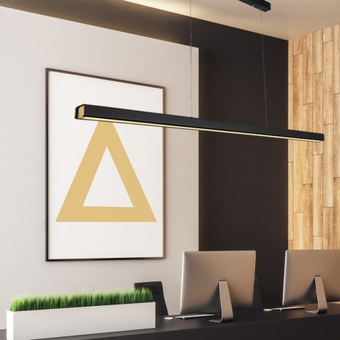 Lampa wisząca LINEAR 120cm czarna 4k Altavola Design ALTAVOLA DESIGN