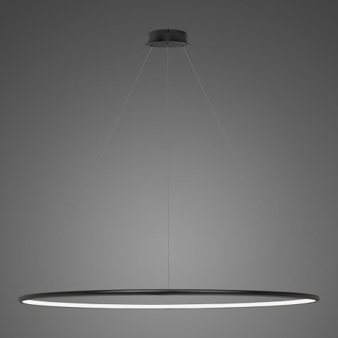 Lampa wisząca Ledowe Okręgi No.1 Φ150 cm in 4k czarna ściemnialna Altavola Design ALTAVOLA DESIGN