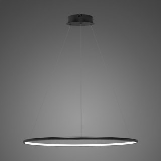 Lampa wisząca Ledowe Okręgi No.1 Φ80 cm in 3k 43W czarna Altavola Design ALTAVOLA DESIGN