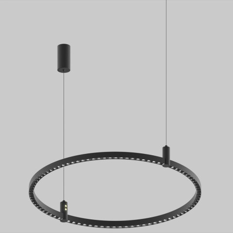 Ledowa lampa wisząca Diamante No.2 CO1 80 cm czarna Altavola Design ALTAVOLA DESIGN