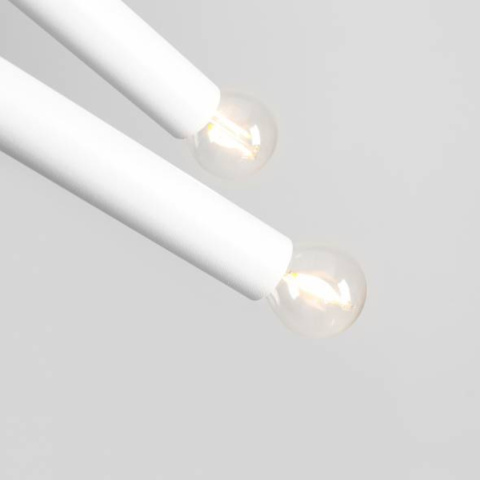 Minimalistyczna lampa wisząca TUBO 4 WHITE