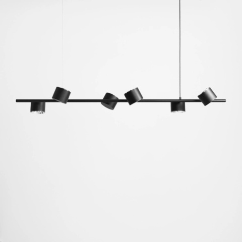 Lampa wisząca BOT 6 BLACK