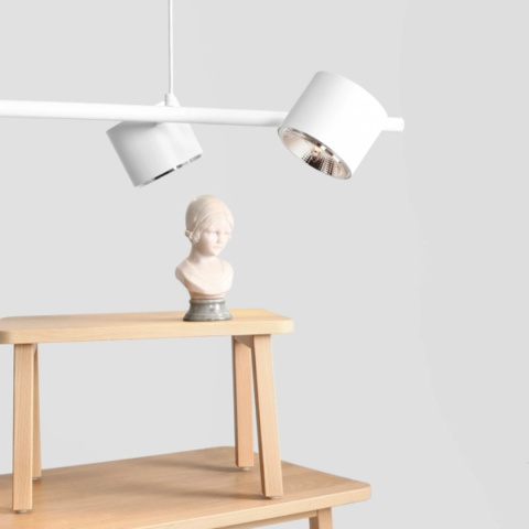 Lampa wisząca BOT 6 WHITE