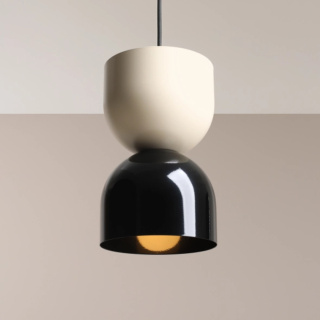 Modułowa lampa wisząca LUI Black/Cream (dark)