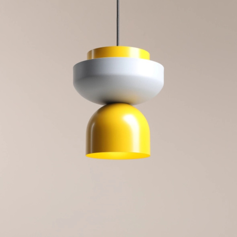 Modułowa lampa wisząca ULIA Grey/Mustard/Mustard (dark)