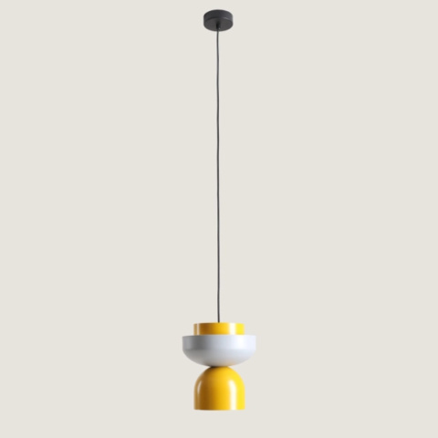 Modułowa lampa wisząca ULIA Grey/Mustard/Mustard (dark)