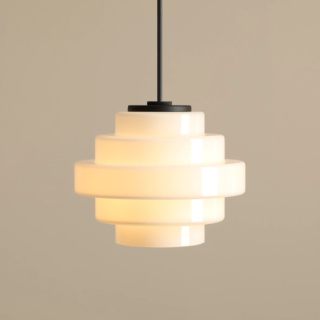 Lampa sufitowa w stylu retro FILO CEILING MILKY L (⌀14)