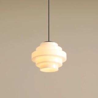 Lampa sufitowa w stylu retro FILO CEILING MILKY L (⌀14)