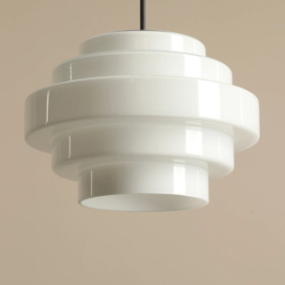 Lampa sufitowa w stylu retro FILO CEILING MILKY L (⌀22)