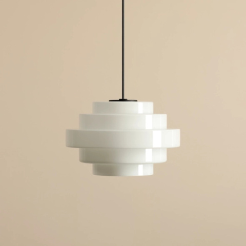 Lampa sufitowa w stylu retro FILO CEILING MILKY L (⌀28)