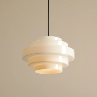 Lampa sufitowa w stylu retro FILO CEILING MILKY L (⌀28)