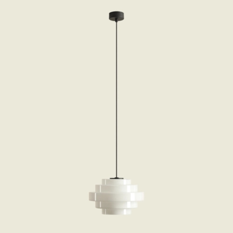 Lampa sufitowa w stylu retro FILO CEILING MILKY L (⌀28)