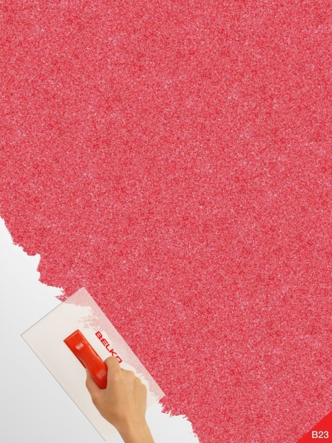 Belka B23 - Tapeta Czerwona Wzorzysta, Nowoczesna Aranżacja Ścian