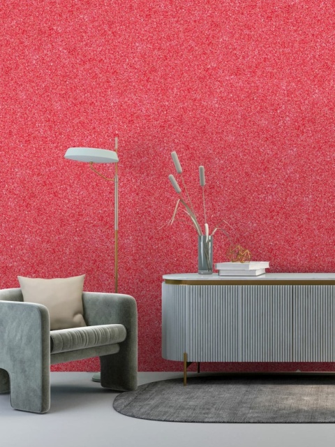 Belka B23 - Tapeta Czerwona Wzorzysta, Nowoczesna Aranżacja Ścian
