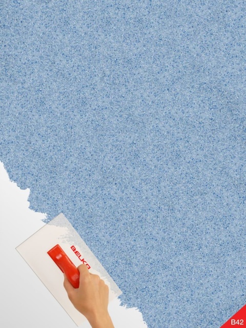 Belka B42 - Tapeta Jasnoniebieska, Nowoczesna Aranżacja Ścian