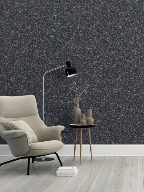 Belka B47 - Tapeta Czarna, Nowoczesna Aranżacja Ścian - 1kg