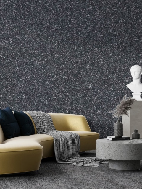 Belka B47 - Tapeta Czarna, Nowoczesna Aranżacja Ścian - 1kg