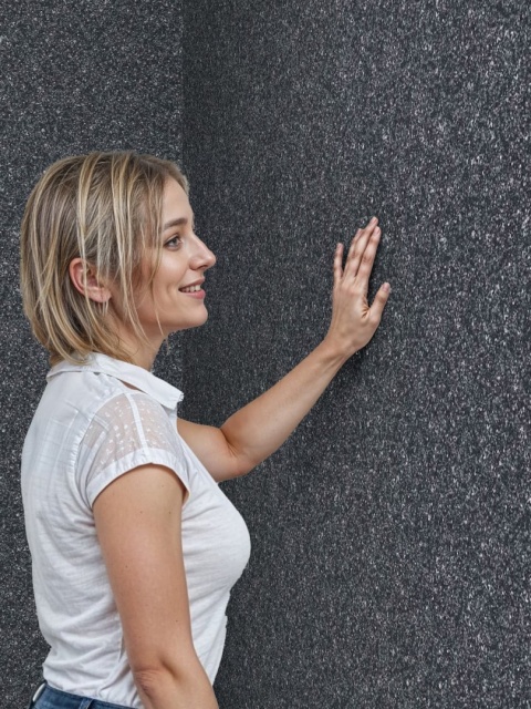 Belka B47 - Tapeta Czarna, Nowoczesna Aranżacja Ścian - 1kg